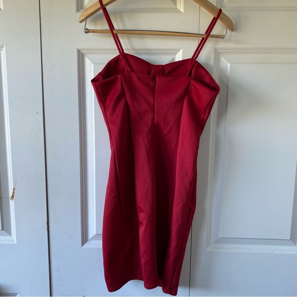 Red Mini Dress - Picture 2 of 3